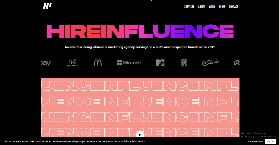 HireInfluence Top Influencer Marketing Agency For Brands
