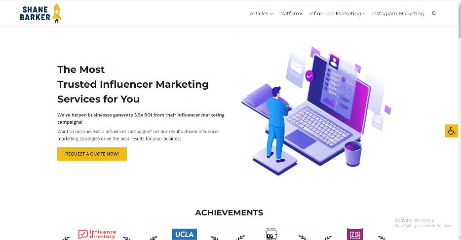 Shane Barker Trusted Influencer Marketing Services