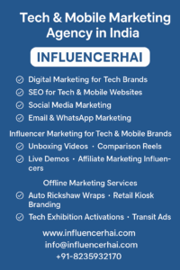 Best Tech & Mobile Marketing Agency in India | InfluencerHai